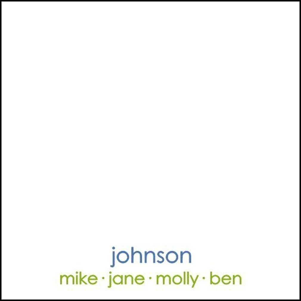 Personalized Note Pad - 5x7 Family