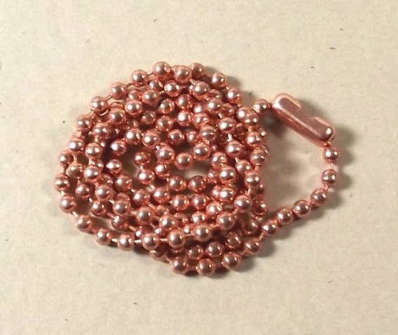 18inch copper ball chain