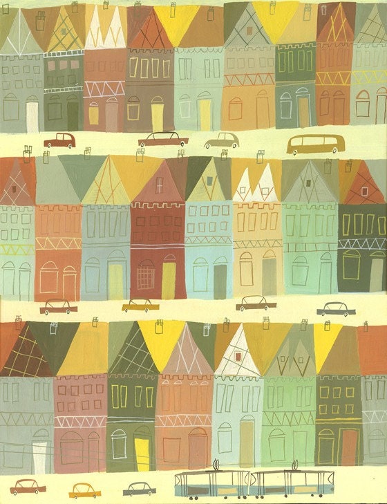 Amsterdam .  Limited edition 11x14 print by Matte Stephens.