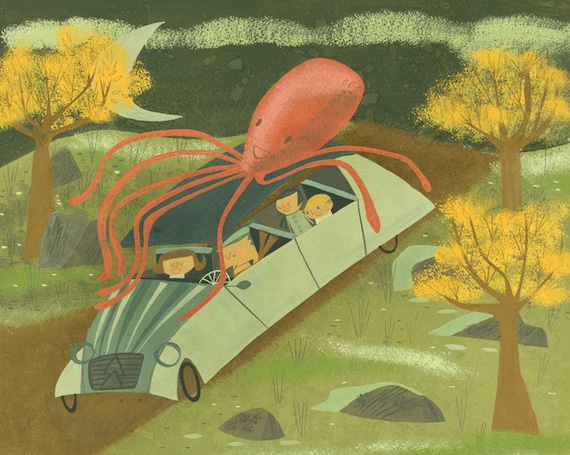The Dearborn family on their last trip home from the coast for the season was unaware they had an extra traveler. by Matte Stephens