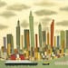 Manhattan.  Limited edition 13x19 print by Matte Stephens.