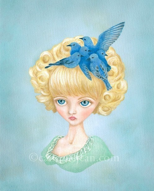 Brie and the bluebirds