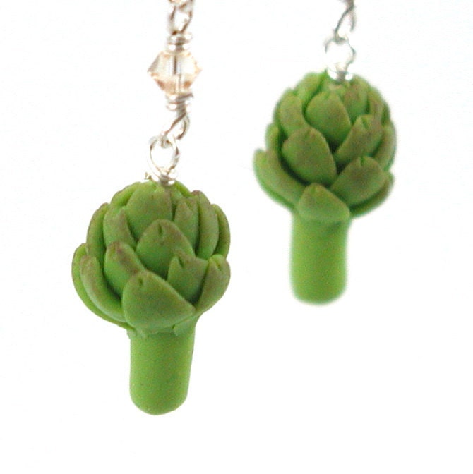 Artichoke earrings
