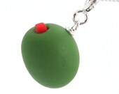 Green olive necklace