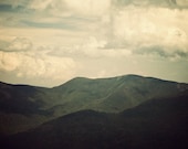 Landscape photograph - Tell it on the mountain - Clouds, Green, Spring, Hiking, Nature photography - EyePoetryPhotography