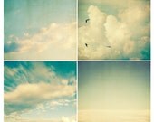 SALE - Cloud Atlas - Set of Four 5x5 Prints