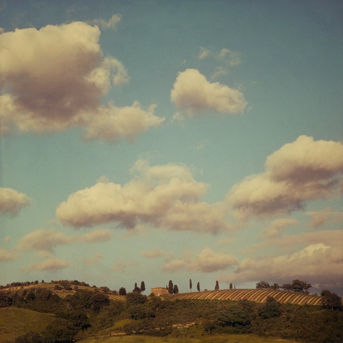 Under the Tuscan sky - Fine art landscape photograph - Tuscany, Italy, Travel Photography