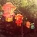 Paper Chinese Lanterns Glowing in Sunlight - Magic lanterns - Autumn, Fall Colors, End of Summer, Fine Art Print