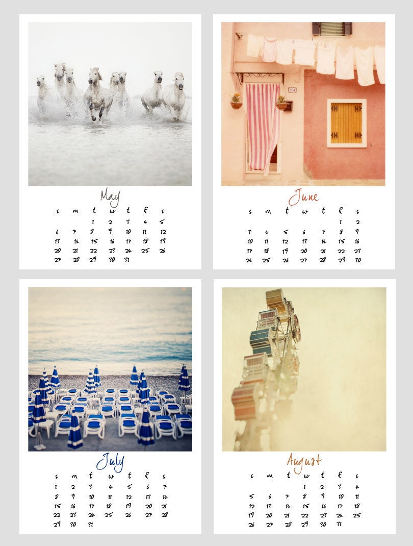 2012 Calendar - Fine Art Photography, 5x7" Photo Calendar - Eye Poetry