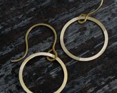small open circle earrings.