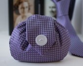 As Seen in Hitched-Events: Custom Bridesmaid Bag Upcycled from a Silk Tie
