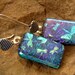 Dichroic Glass Earrings, Fused  Glass Earrings - I Love Dragonflies