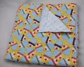 Cupcake Flannel Baby Blanket