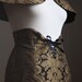 VERONIQUE and ANOUSCHKA ensemble - capelet and highwaisted skirt - JACQUARD - 8 colors