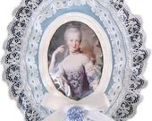 Bleue Marie Antoinette Cameo Brooch