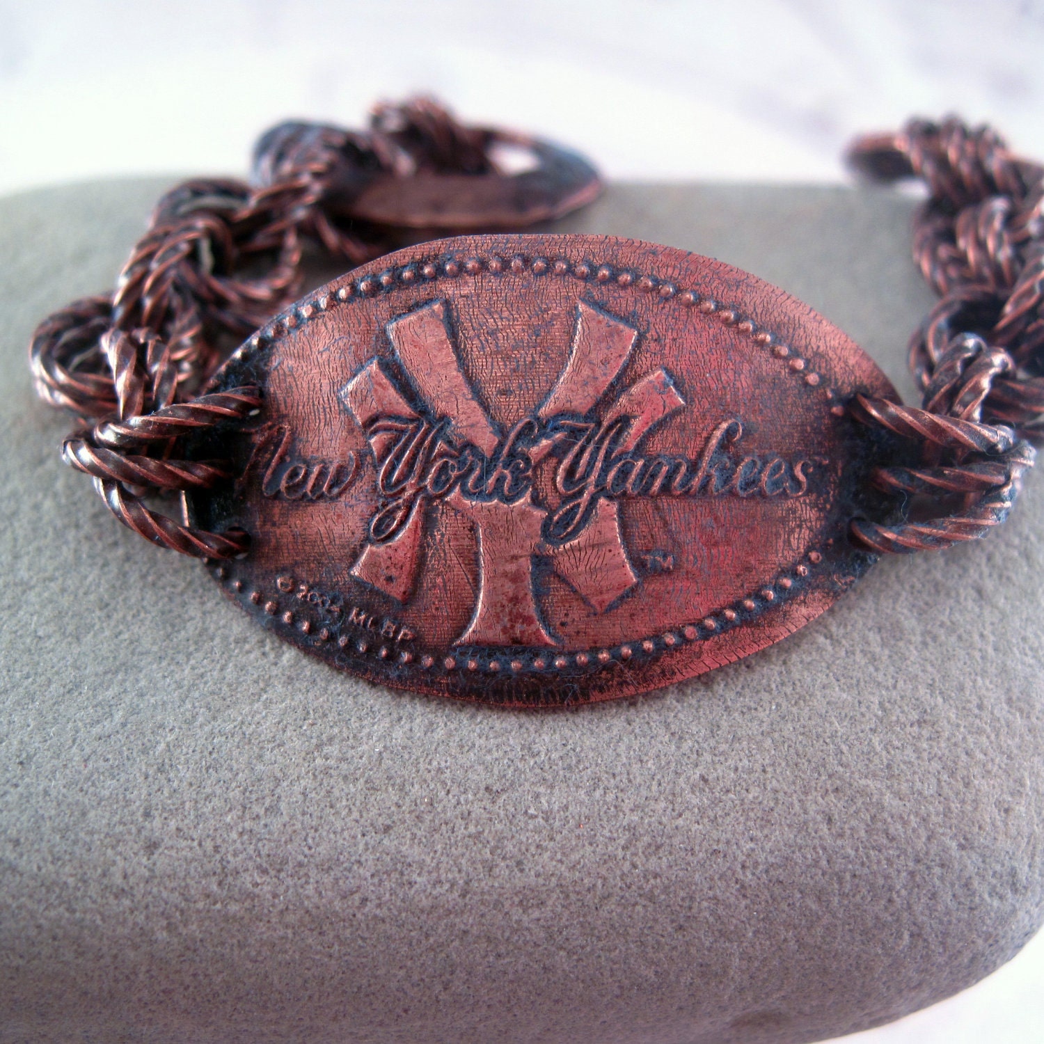 Pressed penny Bracelet New York Yankees
