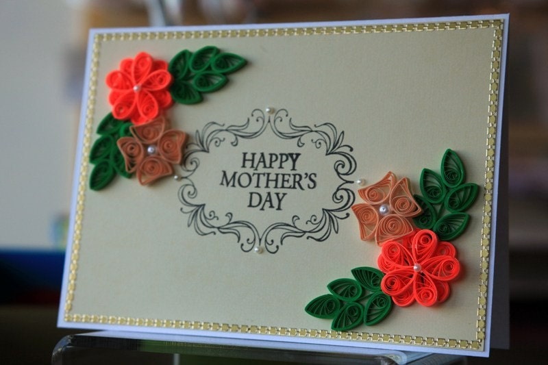Quilled Mother's Day Card