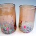 Set of 2 Hand Blown Art Glass Tumblers,Barware by Rebecca Zhukov