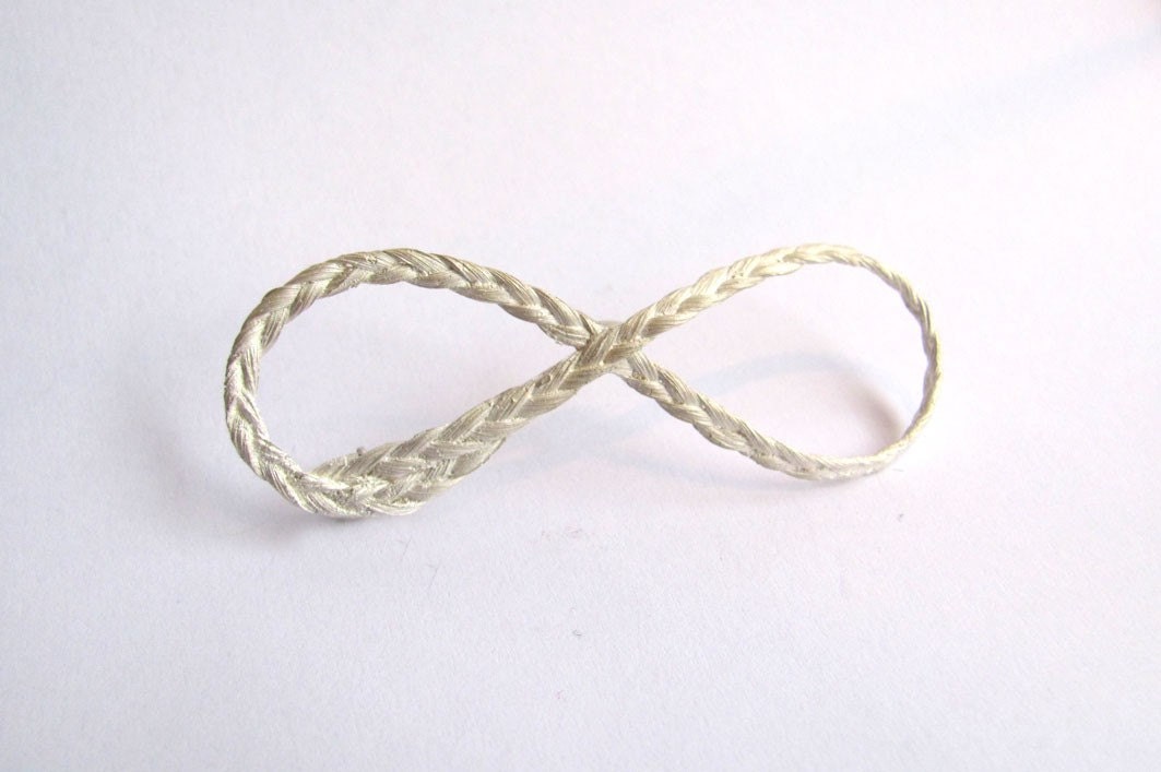 Zopf brooch infinite in silver
