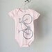 Vital bicycle, Infant one piece, pink, size 12-18 mo