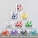The whole lot - screen printed bicycle old fashioned glasses, set of 10