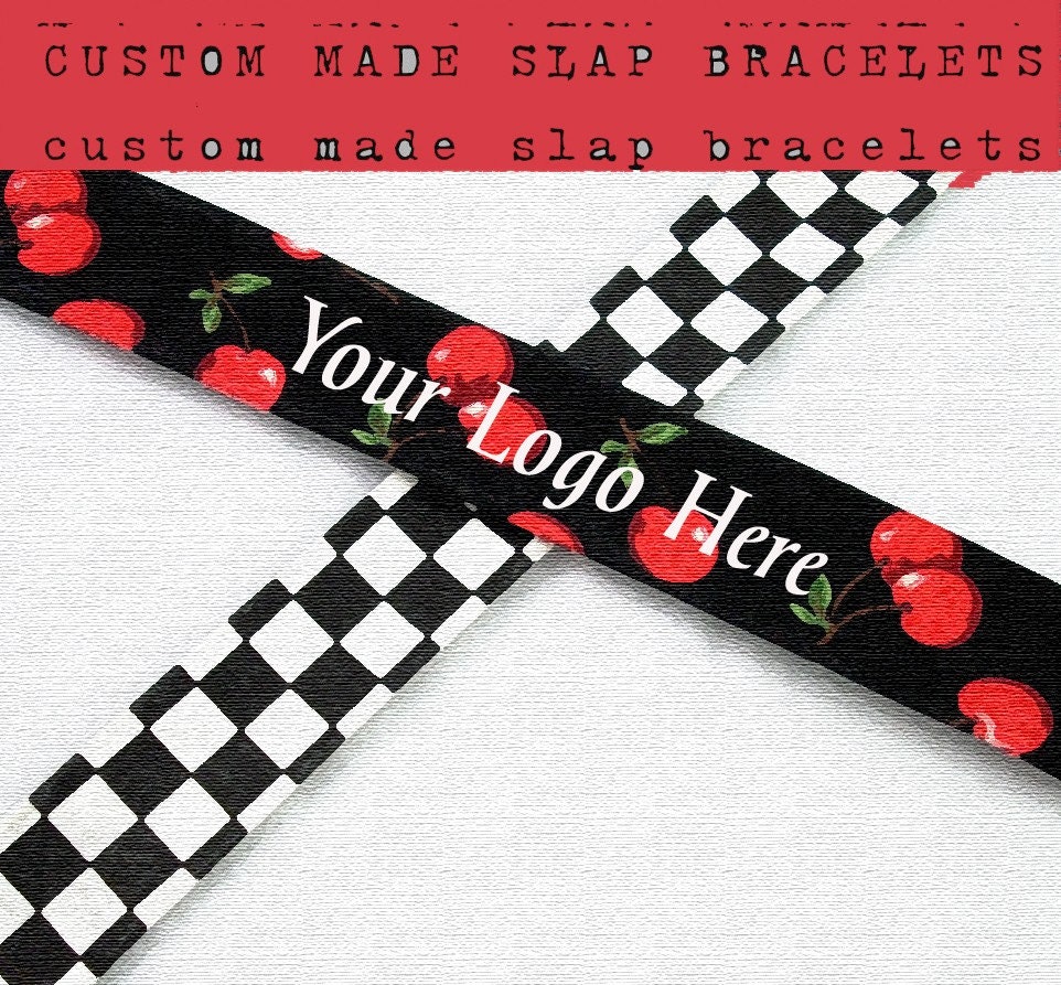 Personalized slap bracelets Clearance