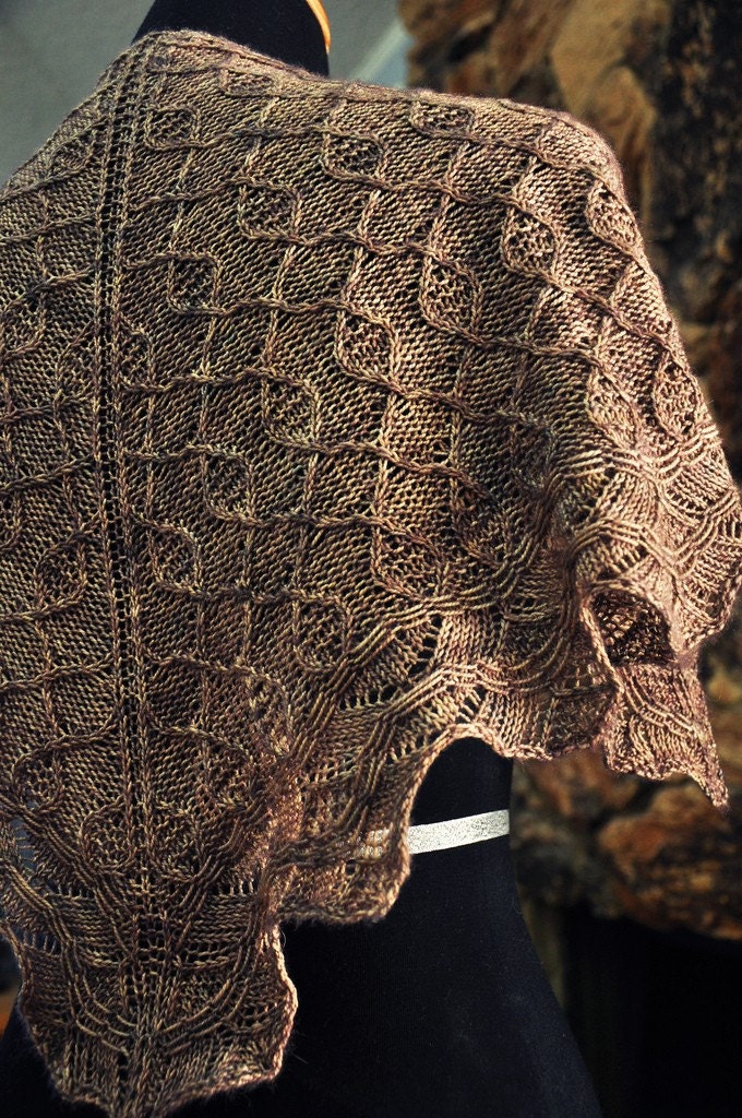 Cobble Shawl Knitting Pattern PDF