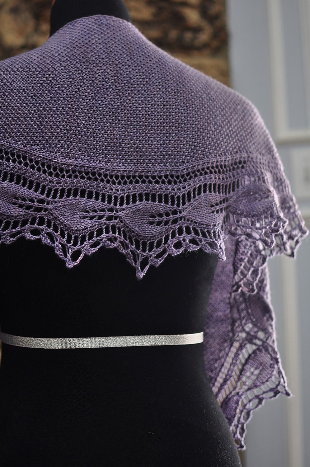 Melosa shawl knitting PDF