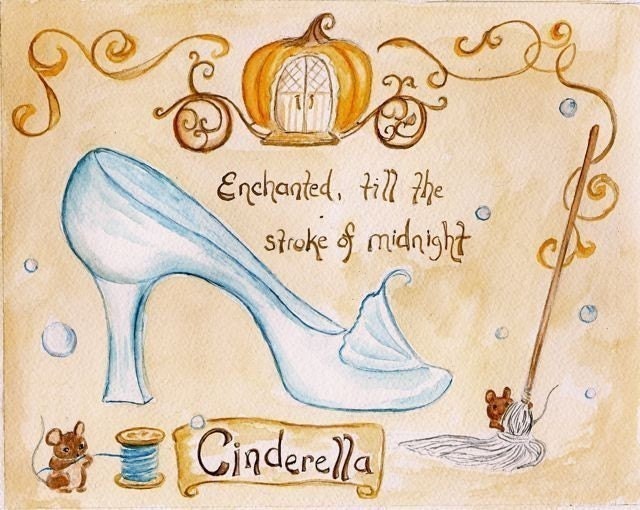 Cinderella 8x10 archival print