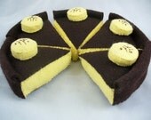 Organic Catnip Banana Chocolate Pie Slice