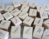 rubber stamp, calligraphy letter