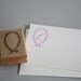rubber stamp, calligraphy letter