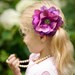 DIY Wedding Fabric flower tutorial how to make a headband instructions PDF download