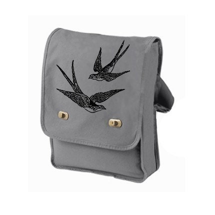 Swallows - Canvas Bag 