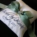 Wedding Ring Pillow with Custom Embroidery