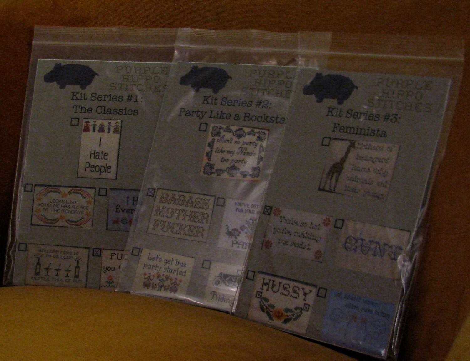 DIY KIT - Well-Behaved Women Cross Stitch
