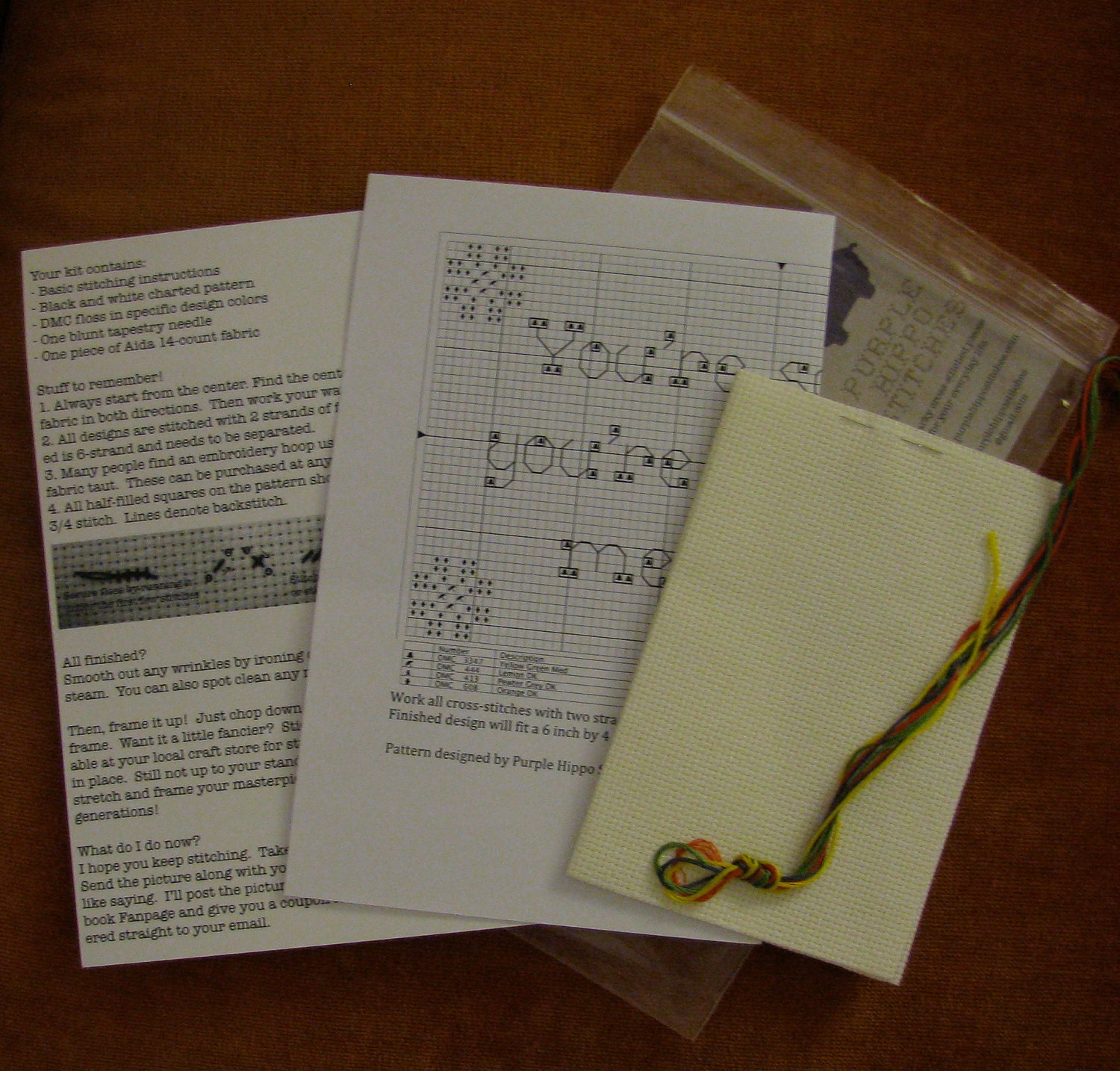 DIY KIT - Mothers of Teenagers Stitch