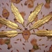 Large Feather Charms Brass Findings on Etsy x 6