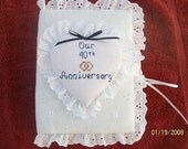 WEDDING / ANNIVERSARY  Personalized Eyelet Pocket Photo Album / Brag Book