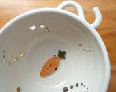 Ceramic Carrot Buttons (Set of Six)