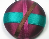 Necklace - Plum Jam - Extra Large Button Pendant