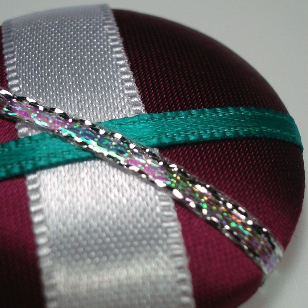Ponytail Holder - Butterfly Wings - Extra Large Button