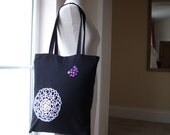 Tote Bag - Anna - vintage lace doily tote bag