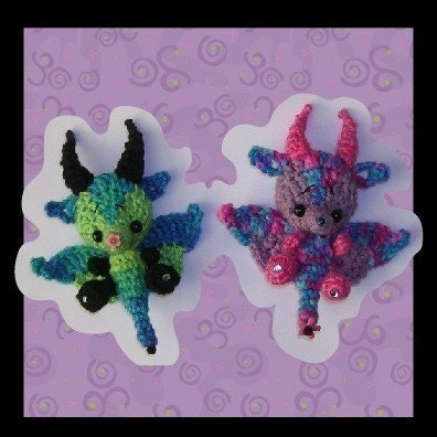 Dairigon the Dragon Milk Cap Cutie Digital PDF Crochet Pattern Quick and Easy