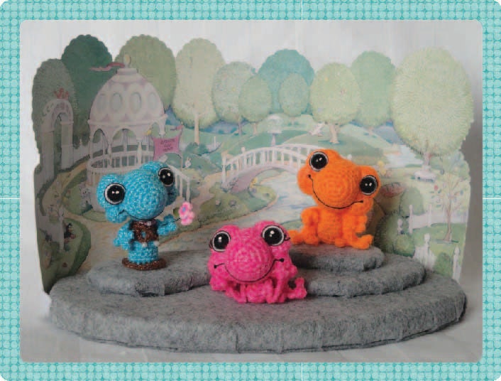 SALE Digital PDF Miniature Frog Crochet Pattern Introducing my Peggytoes Down Under Sinker Babies