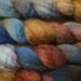 Mixed BFL Roving - Hand Painted Felting or Spinning Fiber - Cow Girl
