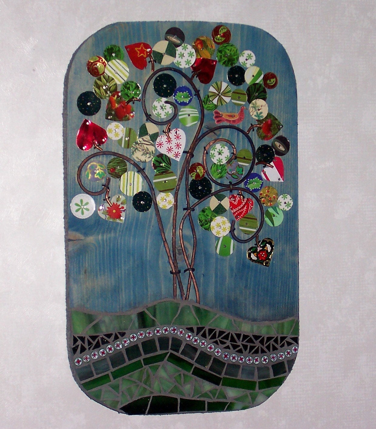 Reserved for bralla Mixed Media Wall Plaque