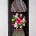 Mosaic-Mixed Media Art Plaque-Recycled Tin and Stained Glass Topiary