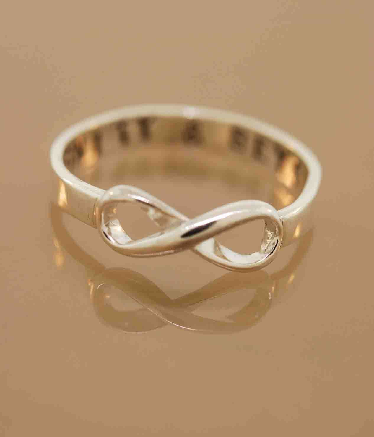 Infinity Hand Stamped