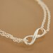 Infinity Necklace doubled